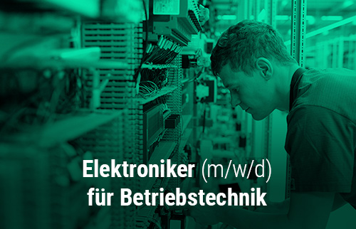 Elektroniker (m/w/d) für Betriebstechnik